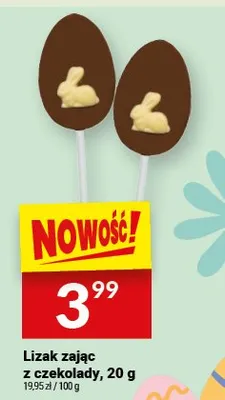 Lizak zając z czekolady promocja w Twój Market