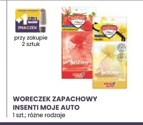 Woreczek zapachowy Insenti Moje Auto promocja w Stokrotka
