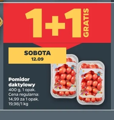 Pomidory daktylowe promocja w Netto