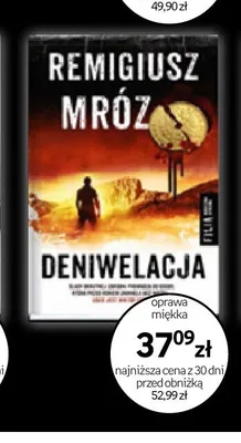Książka Remigiusz Mróz Deniwelacja oprawa miękka promocja w Empik