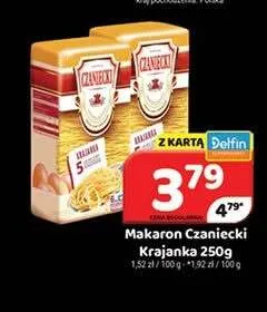 Makaron Krajanka Czaniecki promocja w Delfin