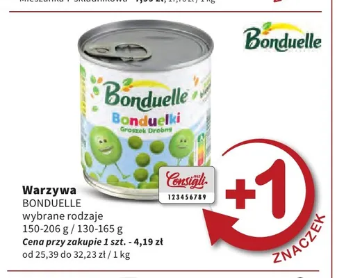 Warzywa Bonduelle promocja w Intermarche