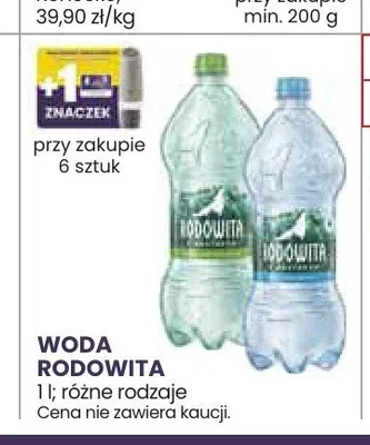 Woda Rodowita promocja w Stokrotka