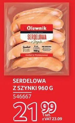 Serdelowa z szynki Olewnik 960g promocja w Selgros