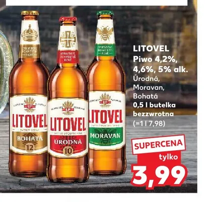 Piwo Litovel Moravan promocja w Kaufland