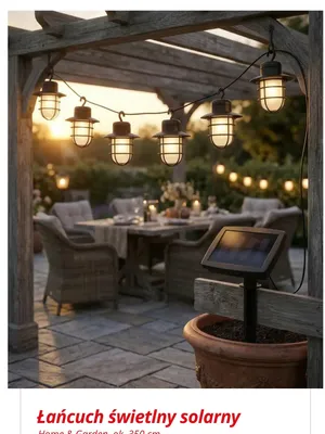 Łańcuch świetlny solarny promocja w KiK