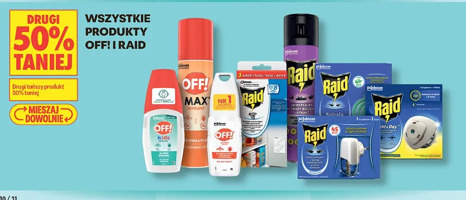 Produkty OFF! i RAID promocja w Biedronka