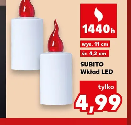 Wkład LED Subito promocja w Kaufland