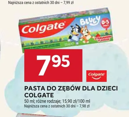 Pasta do zębów dla dzieci Colgate promocja w Stokrotka