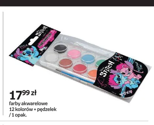 Farby akwarelowe Stitch promocja w Empik