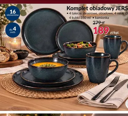 Komplet obiadowy Jersey promocja w Salony Agata