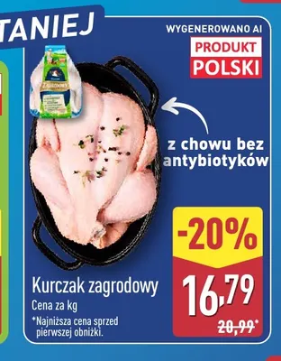 Kurczak zagrodowy promocja w Aldi