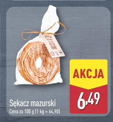 Sękacz mazurski promocja w Aldi