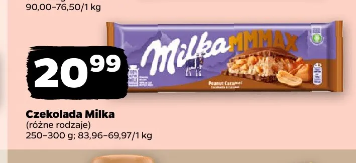 Czekolada Milka promocja w Netto