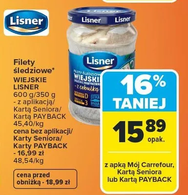Filety śledziowe promocja w Carrefour