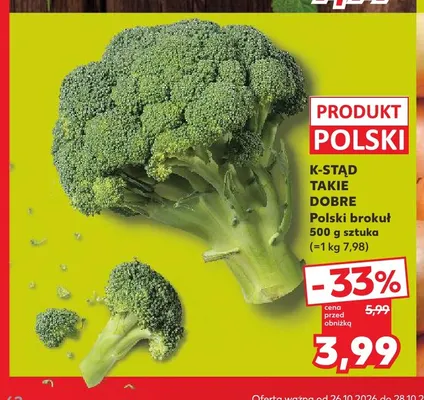 Brokuł polski K-Stąd Takie Dobre promocja w Kaufland