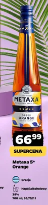 Napój alkoholowy Metaxa 5* Greek Orange promocja w Netto
