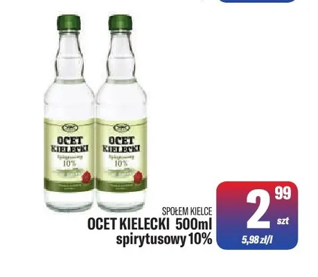 Ocet kielecki spirytusowy 10% Społem Kielce promocja w Tomi Markt