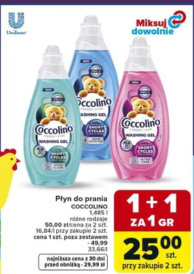 Płyn do prania różne rodzaje promocja w Carrefour