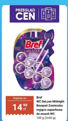 Zawieszka myjąco-zapachowa do muszli WC DeLuxe Midnight Bouquet promocja w Biedronka