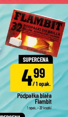 Podpałka do grilla biała Flambit promocja w POLOmarket
