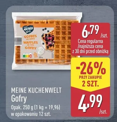 Gofry promocja w Aldi