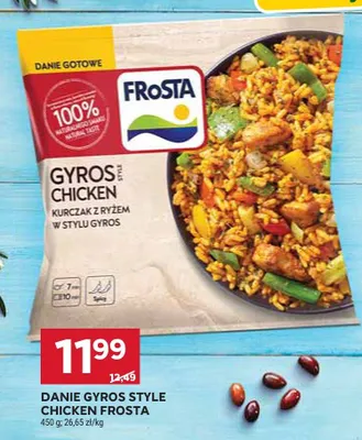 Danie Gyros Style Chicken Frosta promocja w Stokrotka