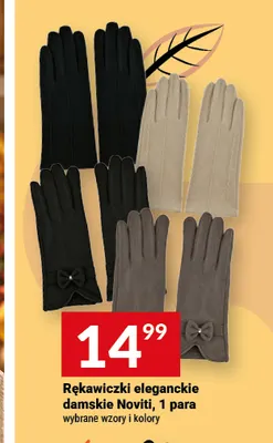 Rękawiczki eleganckie damskie Noviti promocja w Twój Market