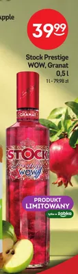 Wódka Stock Prestige WOW Granat promocja w Żabka