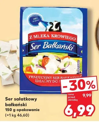 Ser sałatkowy bałkański promocja w Kaufland