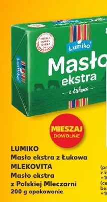 Masło ekstra z Łukowa promocja w Kaufland