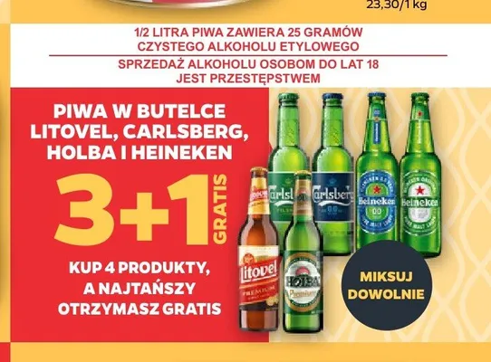 Piwo Heineken promocja w Netto