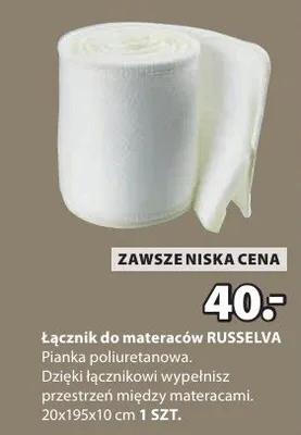 Łącznik do materaców Russelva promocja w Jysk
