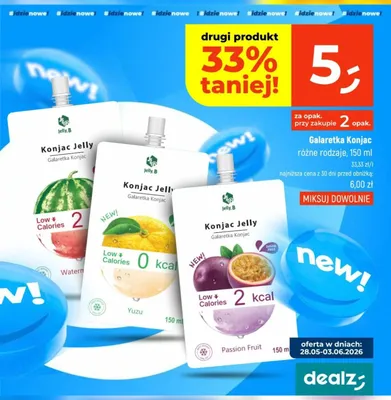 Galaretka Konjac Jelly.B Passion Fruit promocja w Dealz