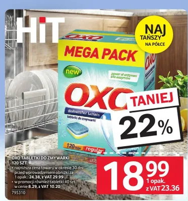 Tabletki do zmywarki OXO promocja w Selgros