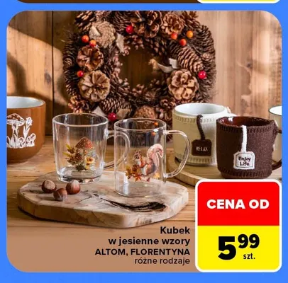 Kubek w jesienne wzory Altom, Florentyna promocja w Carrefour