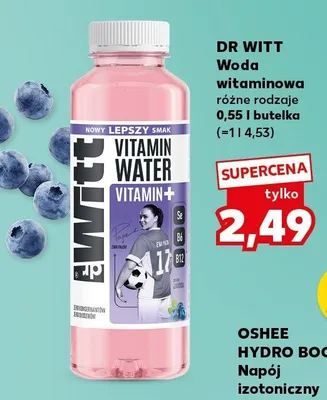Woda witaminowa DR WITT promocja w Kaufland