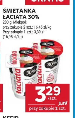 Śmietanka Łaciata 30% promocja w Stokrotka