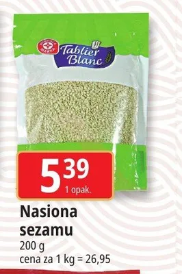Nasiona sezamu Tablier Blanc promocja w Leclerc