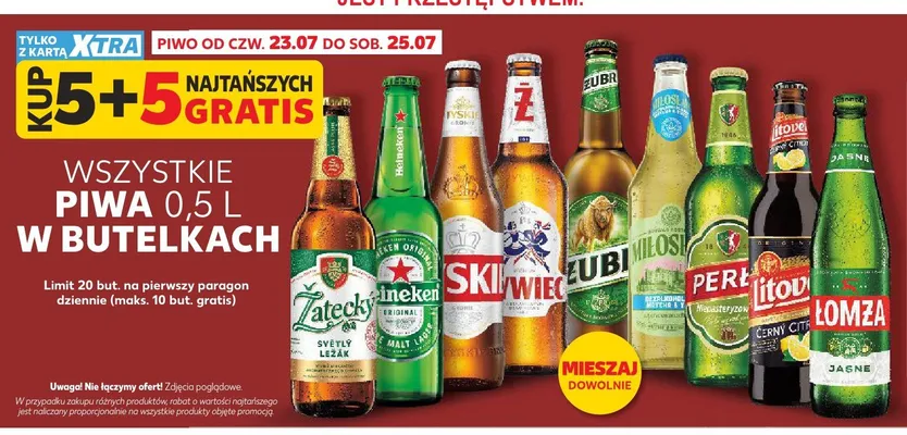 Piwo Perła Niepasteryzowana promocja w Kaufland