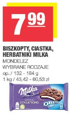 Biszkopty Oreo Milka promocja w SPAR