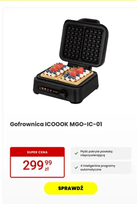 Gofrownica ICOOOK MGO-IC-01 promocja w Media Expert