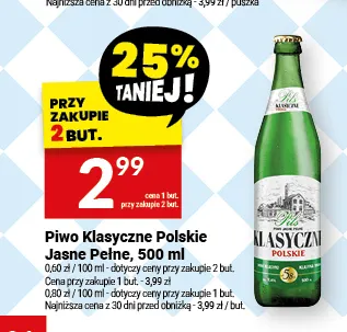 Piwo Klasyczne Polskie promocja w Twój Market