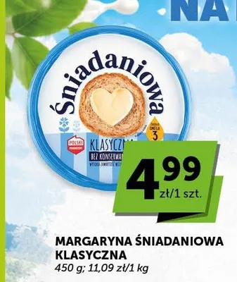 Margaryna Śniadaniowa Klasyczna promocja w Euro Sklep