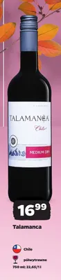 Wino czerwone Talamanca promocja w Netto