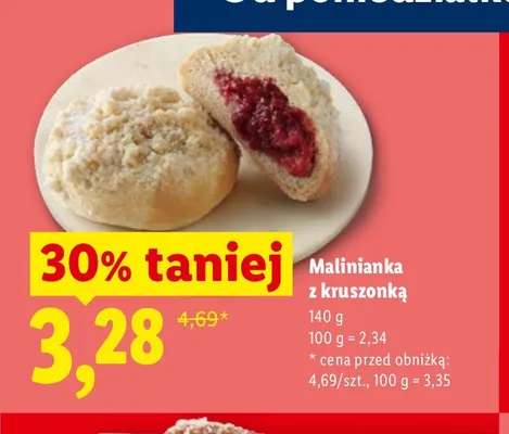 Malinianka z kruszonką promocja w Lidl
