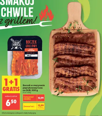 Boczek w marynacie paprykowej Czas na Grill promocja w Biedronka