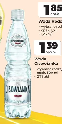 Woda Cisowianka promocja w Odido