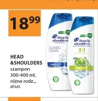 Szampon do włosów Head & Shoulders Classic Clean promocja w Drogerie Laboo
