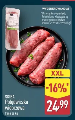 Polędwiczka wieprzowa Skiba promocja w Aldi